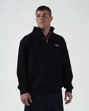 Script Quarter Zip Sweater from Kingz