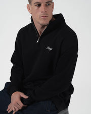 Script Quarter Zip Sweater from Kingz