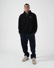 Script Quarter Zip Sweater from Kingz