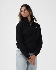 Script Quarter Zip Sweater from Kingz