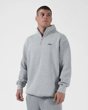 Script Quarter Zip Sweater from Kingz