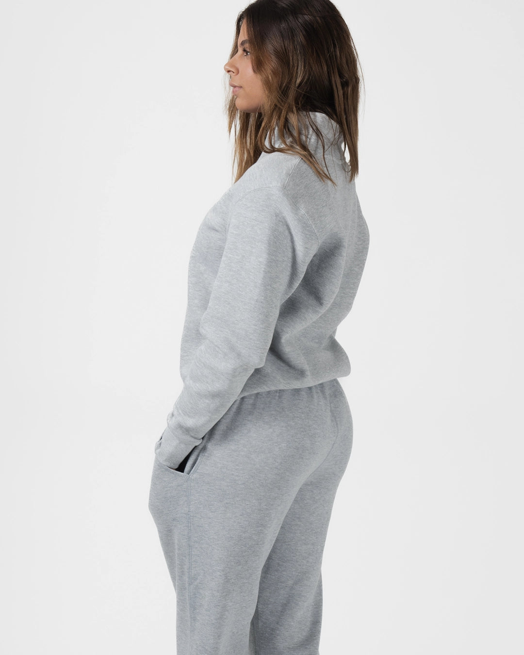 Script Quarter Zip Sweater