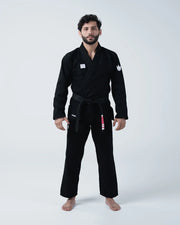 Kingz Kore V2 BJJ Gi Black - Full Body Front View Worn On Model