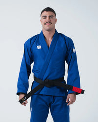 Kingz Kore V2 BJJ Gi Blue - IBJJF Competition Legal Kimono Front View