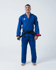 Kingz Kore V2 BJJ Gi Blue - Full Body Front View Worn On Model