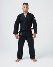 Kingz Balistico 4.0 BJJ Gi Black - Full Body Front View Complete Gi Set Athlete Wearing