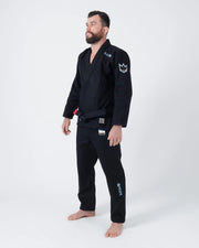 Kingz Nano 3.0 BJJ Gi Black - Side Profile Full Body Lightweight Gi Pants Detail