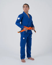 The ONE V2 Kids BJJ Gi - Blue from Kingz
