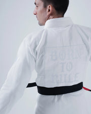 Born to Rule Jiu Jitsu Gi - White from Kingz