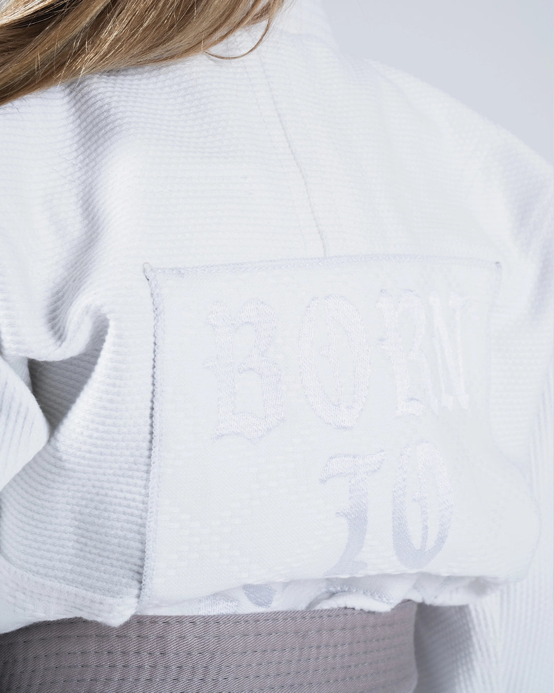 Kingz Born to Rule Youth BJJ Gi - White