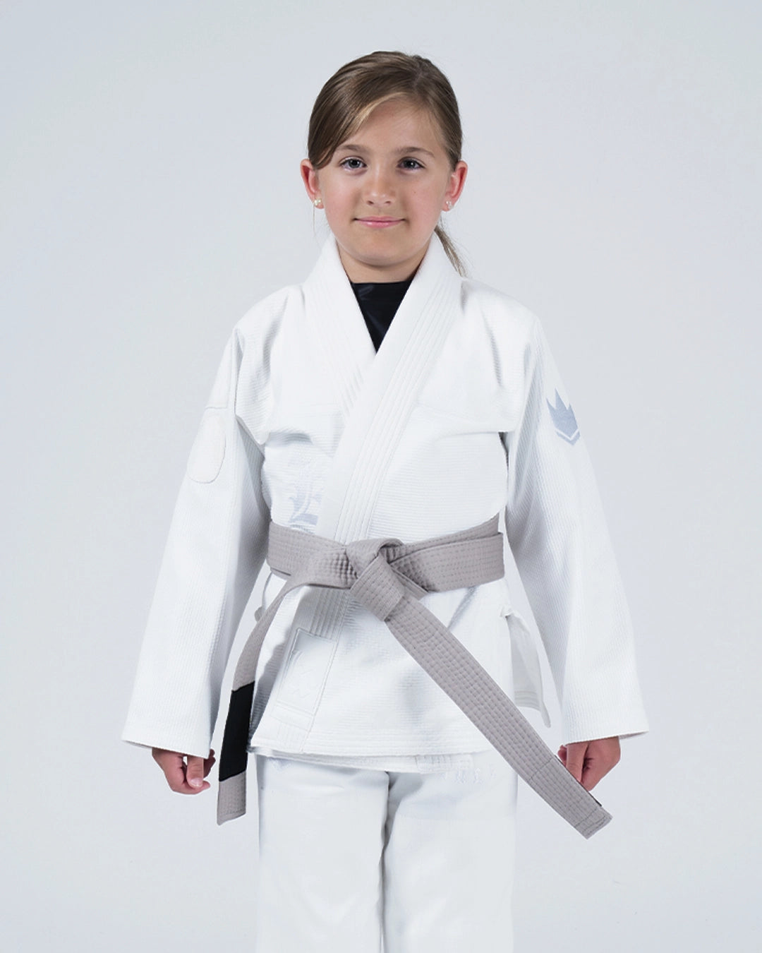 Kingz Born to Rule Youth BJJ Gi - White