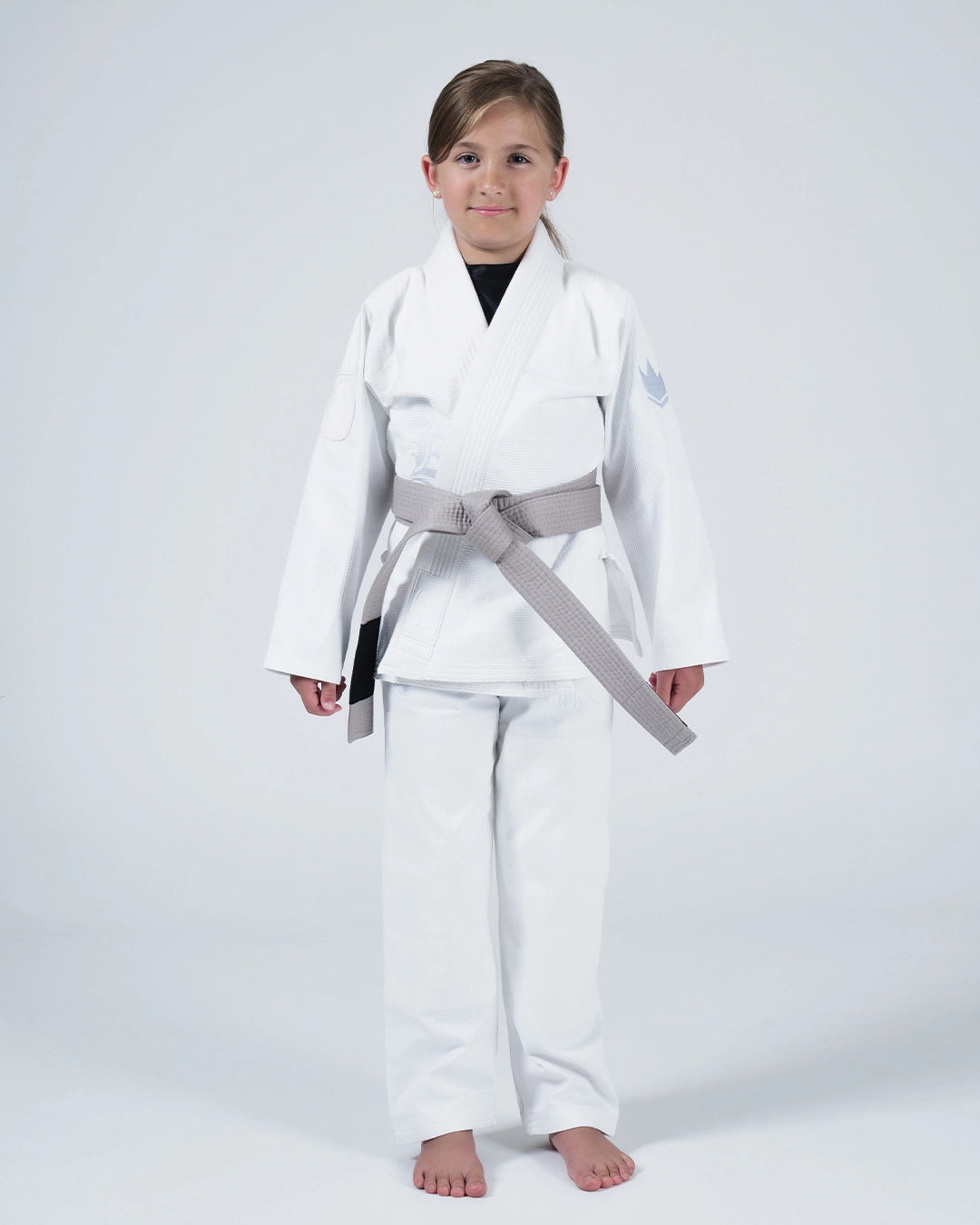 Kingz Born to Rule Youth BJJ Gi - White