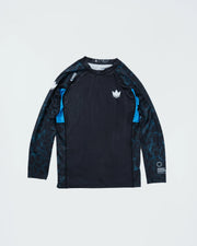 Ranked Performance V3 L/S Rashguard Blue from Kingz