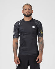 Ranked Performance V3 S/S Rashguard Black from Kingz