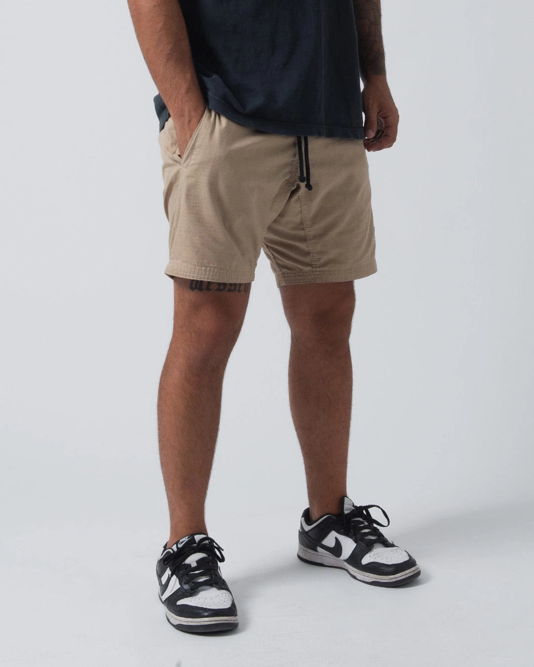 Kingz Casual Men's Gi Shorts - Khaki