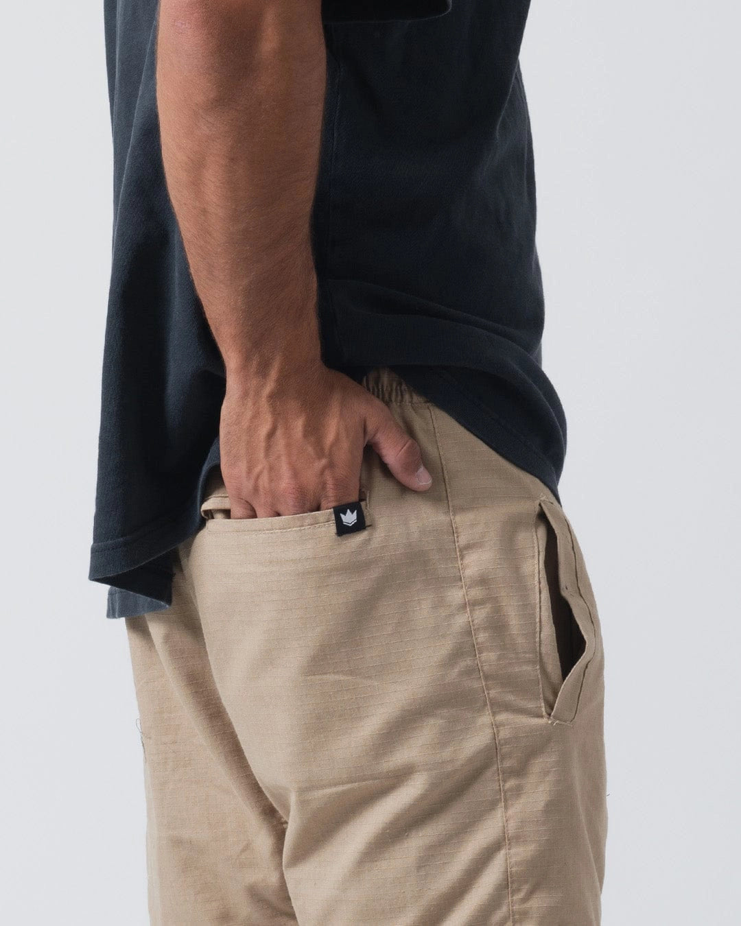 Kingz Casual Men's Gi Shorts - Khaki
