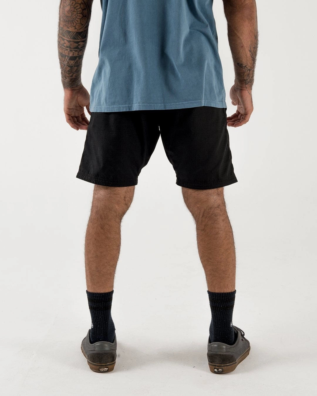 Kingz Casual Men's Gi Shorts - Black