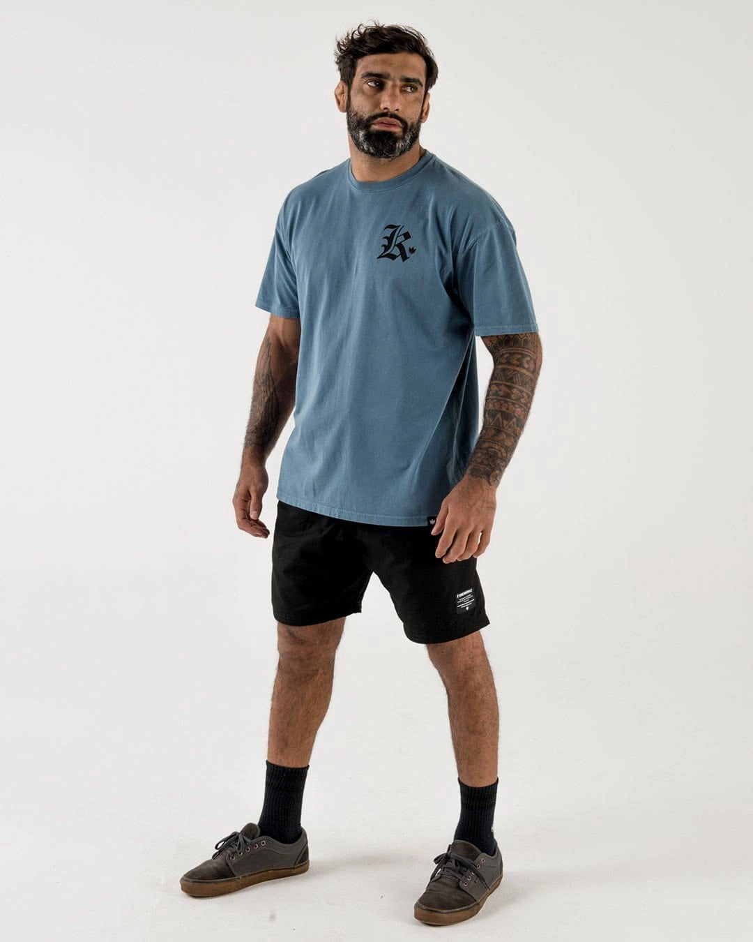 Kingz Casual Men's Gi Shorts - Black