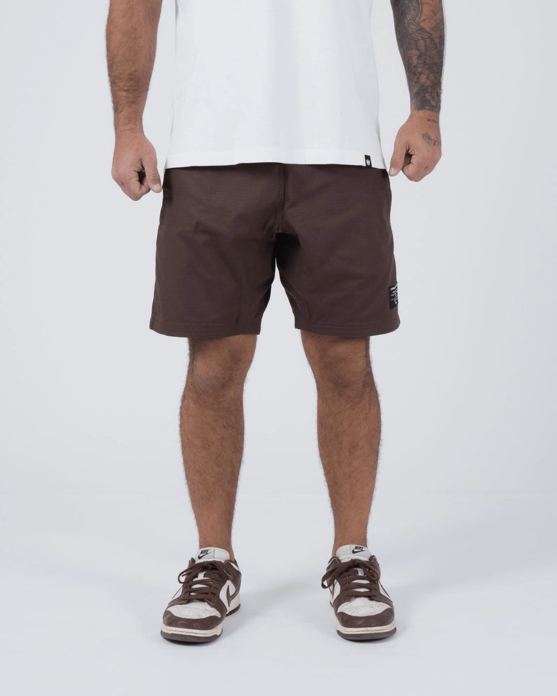 Kingz Casual Men's Gi Shorts - Military Green