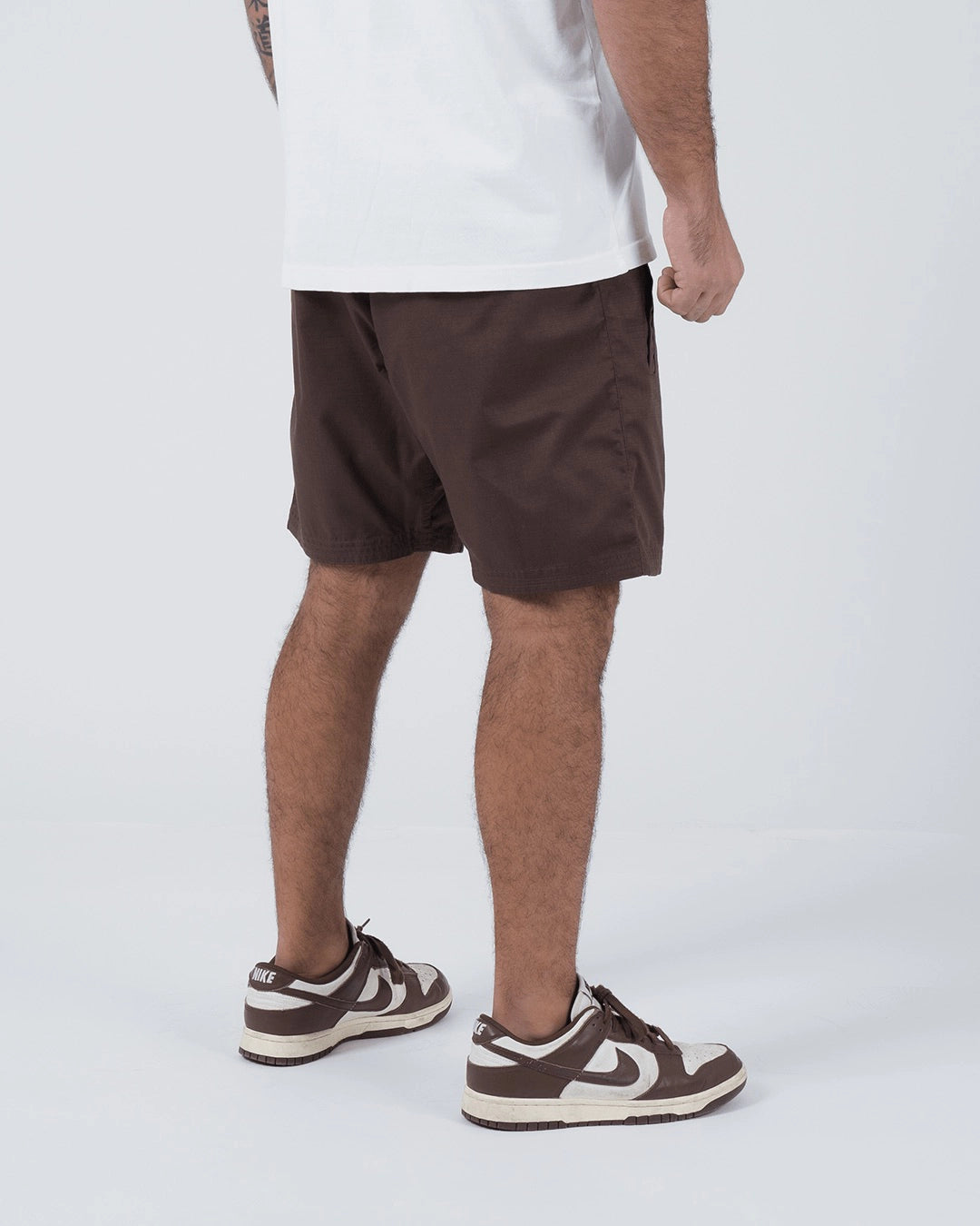 Kingz Casual Men's Gi Shorts - Brown
