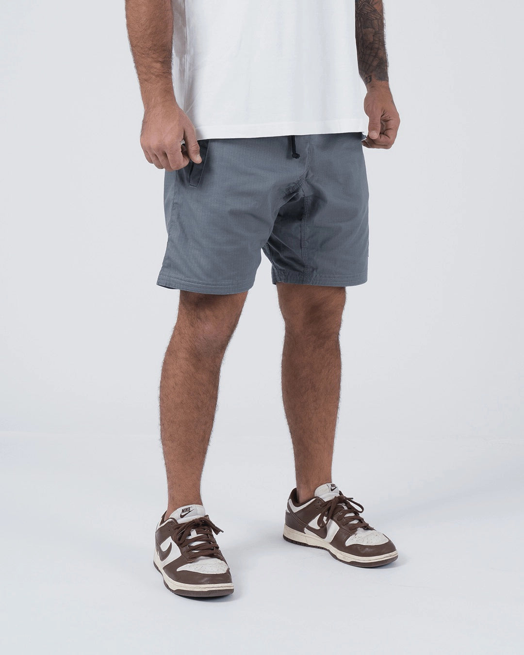 Kingz Casual Men's Gi Shorts - Grey