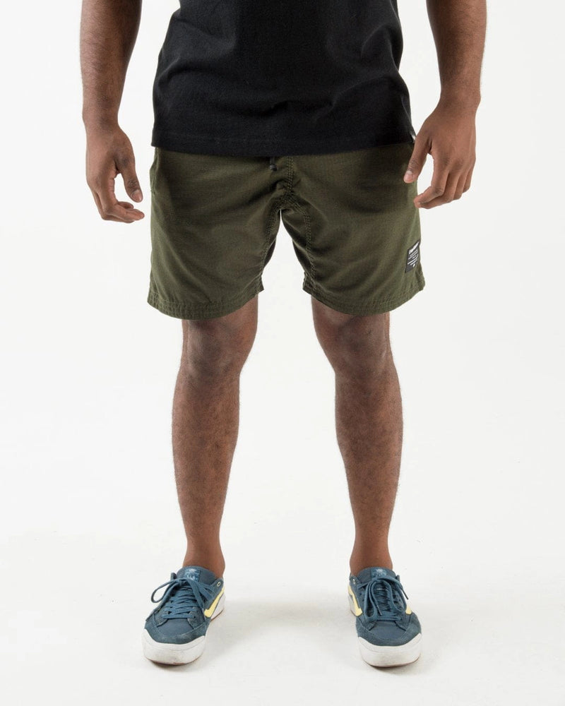 Kingz Casual Men's Gi Shorts - Military Green