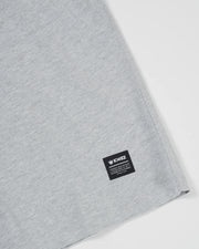 Kingz Jiu Jitsu Culture Tee - Hem Label Macro Heather Grey - Kingz Premium Crafted Gear Est 2011 California BJJ Label
