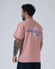 Kingz Gentle Art Club Tee - Back View - Gentle Art Club Rose Scorpion Back Print - Muted Pink BJJ Tee