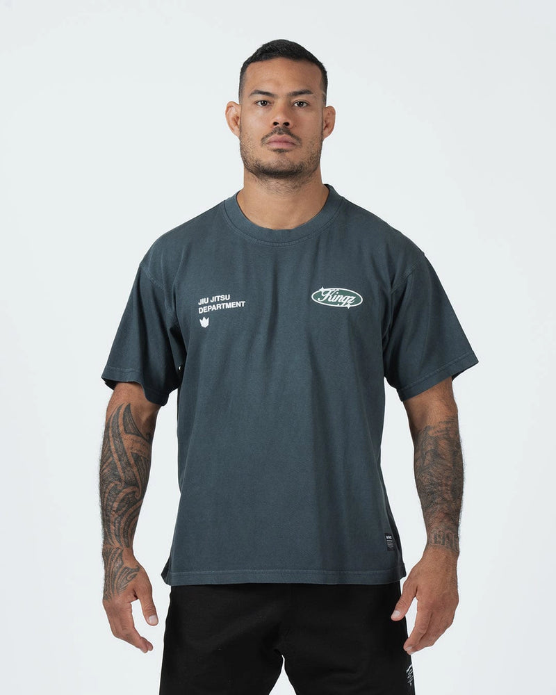 JJ Dept Tee - Charcoal Blue