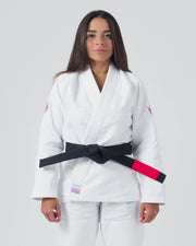 Empowered Women's Jiu Jitsu Gi - White White from Kingz