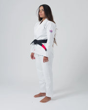 Empowered Women's Jiu Jitsu Gi - White from Kingz