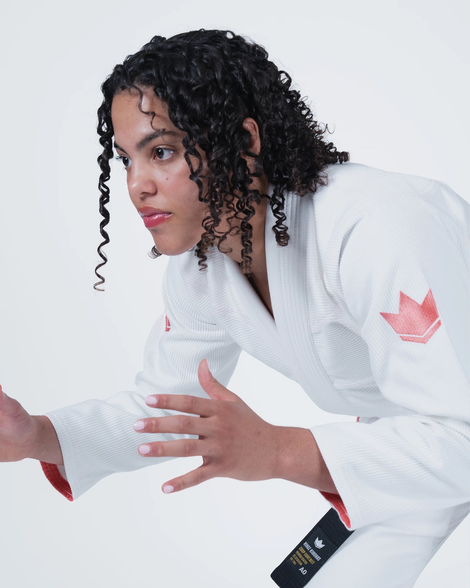 Kingz The One V2 Women's Gi Guava - White
