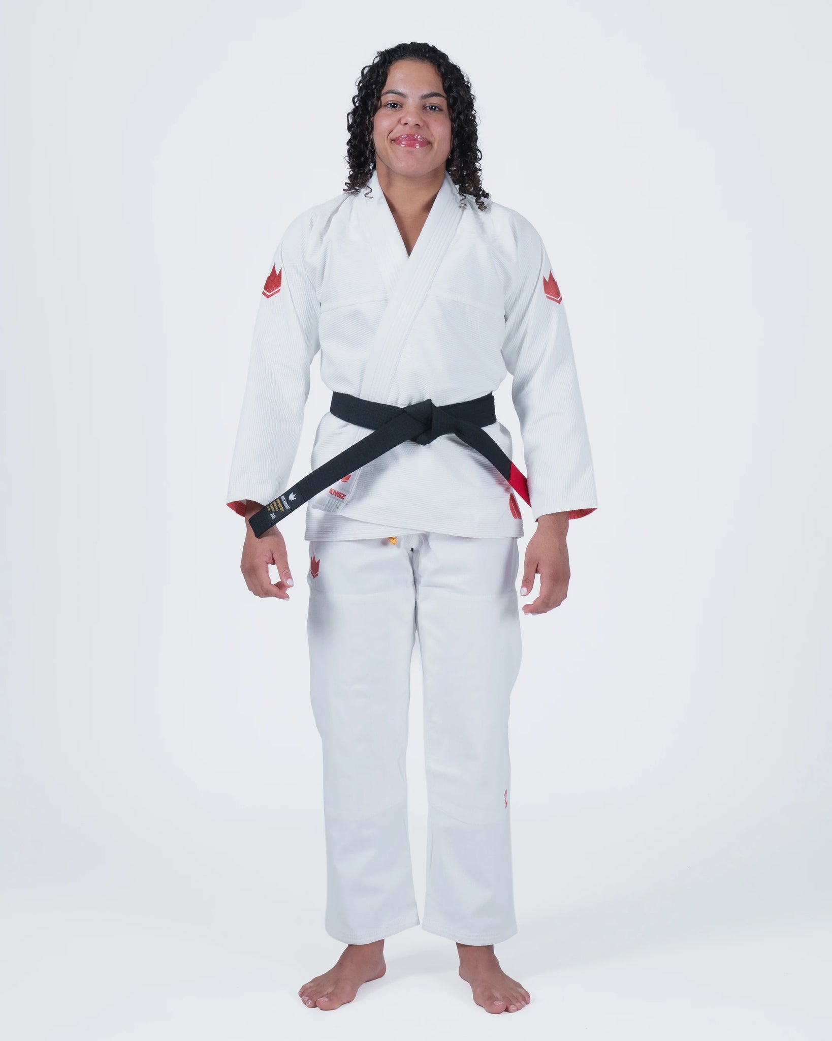Kingz The One V2 Women's Gi Guava - White