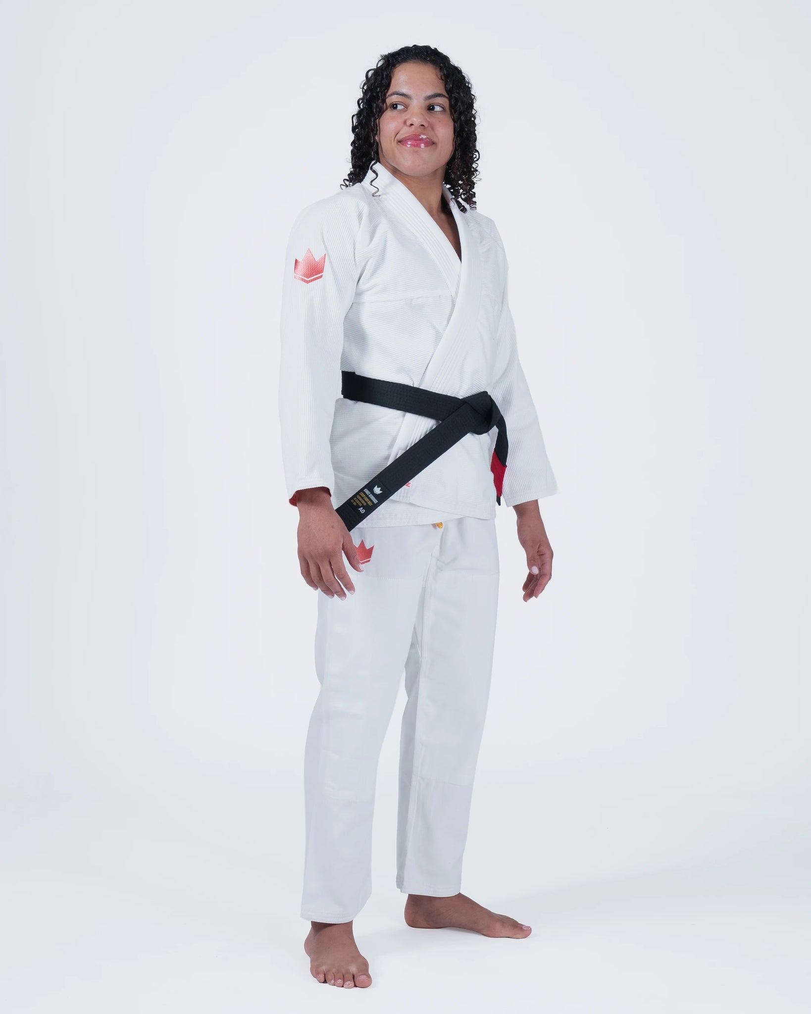 Kingz The One V2 Women's Gi Guava - White