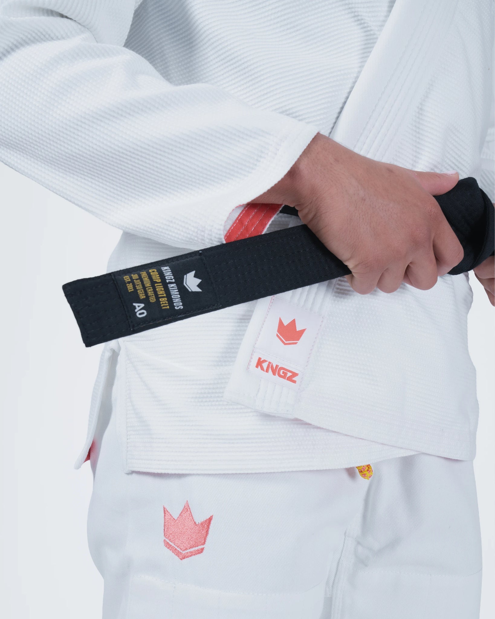 Kingz The One V2 Women's Gi Guava - White