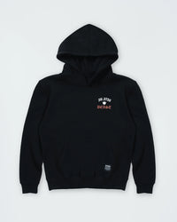 Kingz Beast Youth Hoodie - Front View - Jiu Jitsu Beast Chest Logo - Black - Youth BJJ Training Hoodie [color:Black]