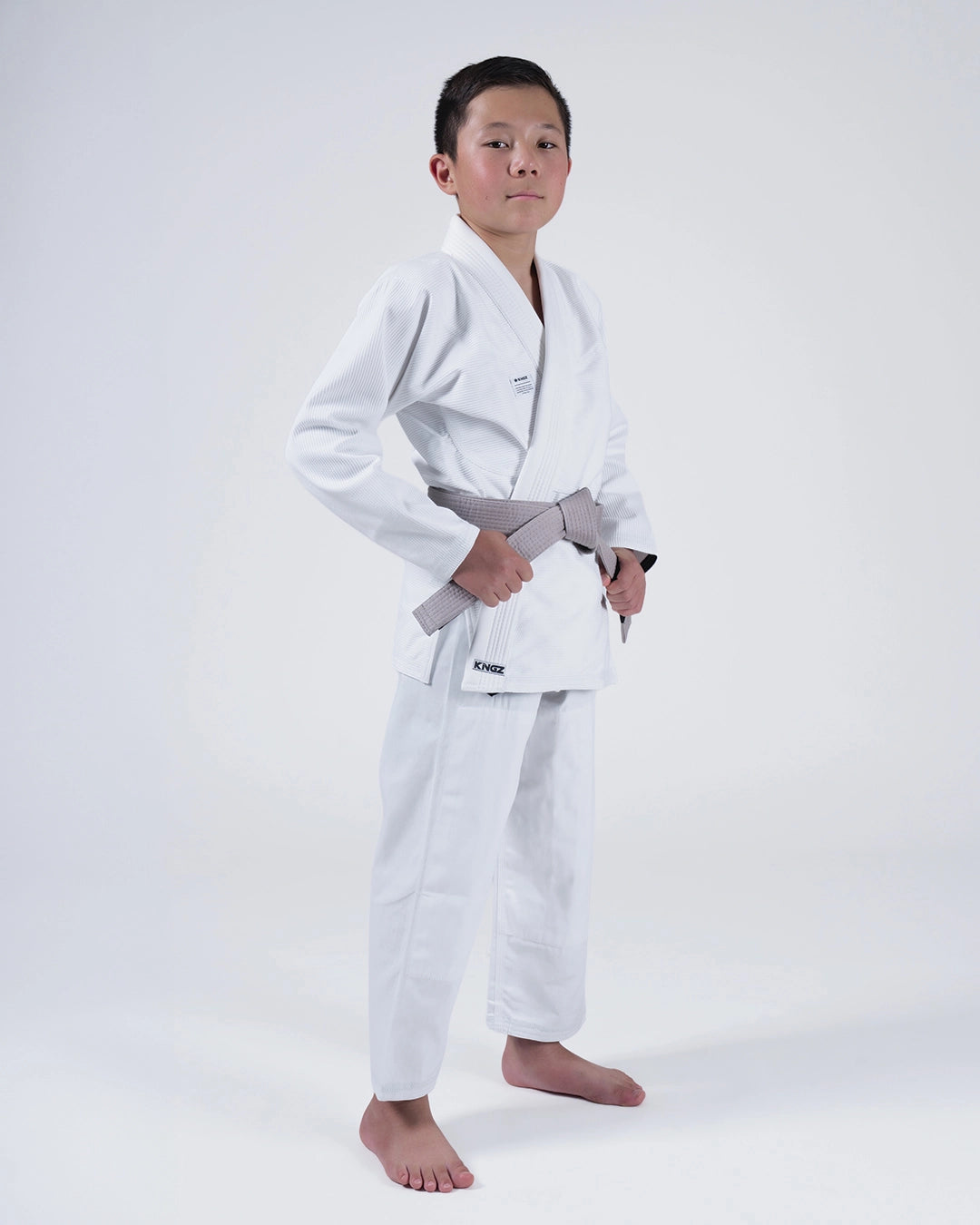 Kingz Kore V2 Youth BJJ Gi - White