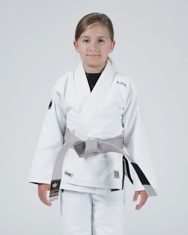 Kingz Nano 3.0 Youth BJJ Gi - White