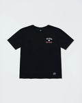 Kingz Beast Youth Tee - Front View - Jiu Jitsu Beast Chest Logo - Black Youth BJJ Training Tee [color:Black]