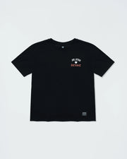 Kingz Beast Youth Tee - Front View - Jiu Jitsu Beast Chest Logo - Black Youth BJJ Training Tee [color:Black]