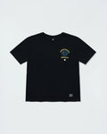 Kingz Submission Hunter Youth Tee - Front View - Panther Chest Graphic - Black Youth BJJ Training Tee [color:Black]