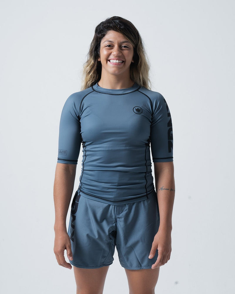 Kore V2 Short Sleeve Rashguard - Charcoal Blue