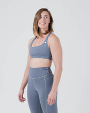Kore Women's Sports Bra - Smoke Blue from Kingz