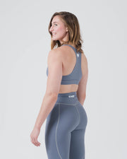 Kore Women's Sports Bra - Smoke Blue from Kingz