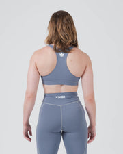 Kore Women's Sports Bra - Smoke Blue from Kingz