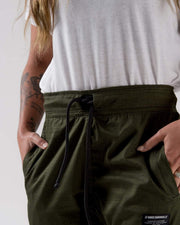 Casual Rip Stop Gi Pant - Military Green from Kingz