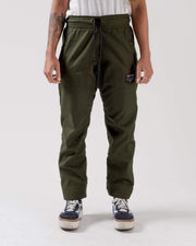 Casual Rip Stop Gi Pant - Military Green Military Green from Kingz