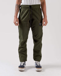 Casual Rip Stop Gi Pant - Military Green Military Green from Kingz