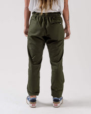 Casual Rip Stop Gi Pant - Military Green from Kingz