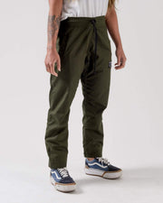 Casual Rip Stop Gi Pant - Military Green from Kingz